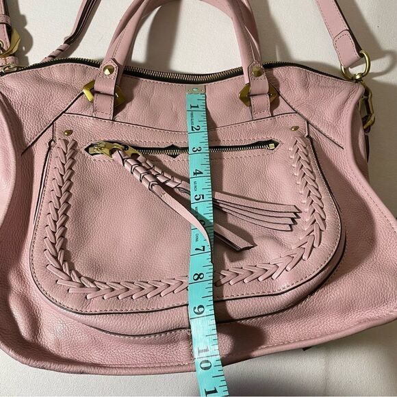 orYANY Sarah bag Blush pink Leather Satchel w/ Braiding Detail - Picture 8 of 13